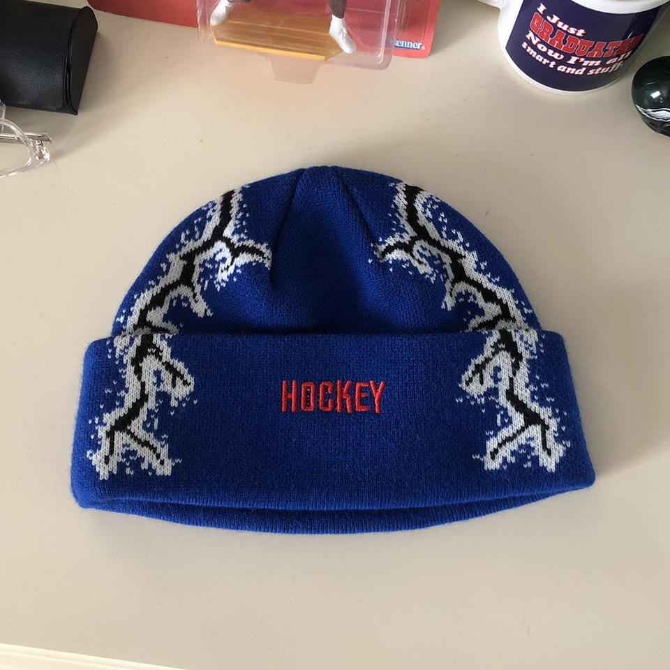 新品未使用】hockey lightning beanie Blue 青 帽子 ニットキャップ