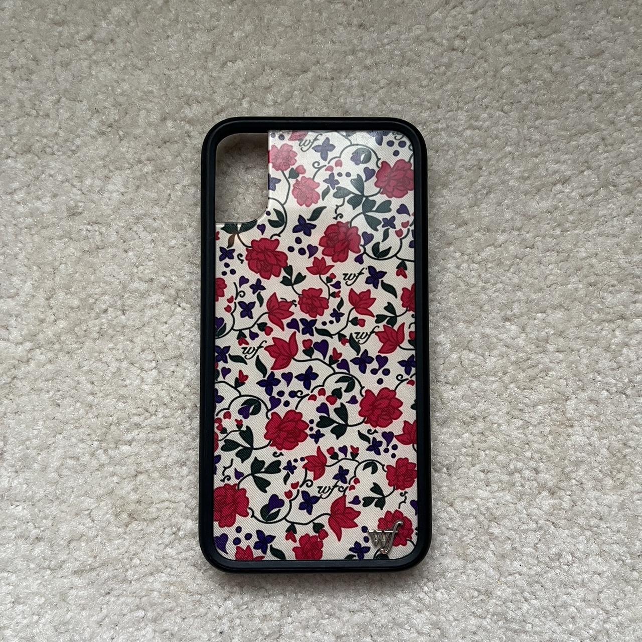 Wildflower Red and Cream Phonecases Depop