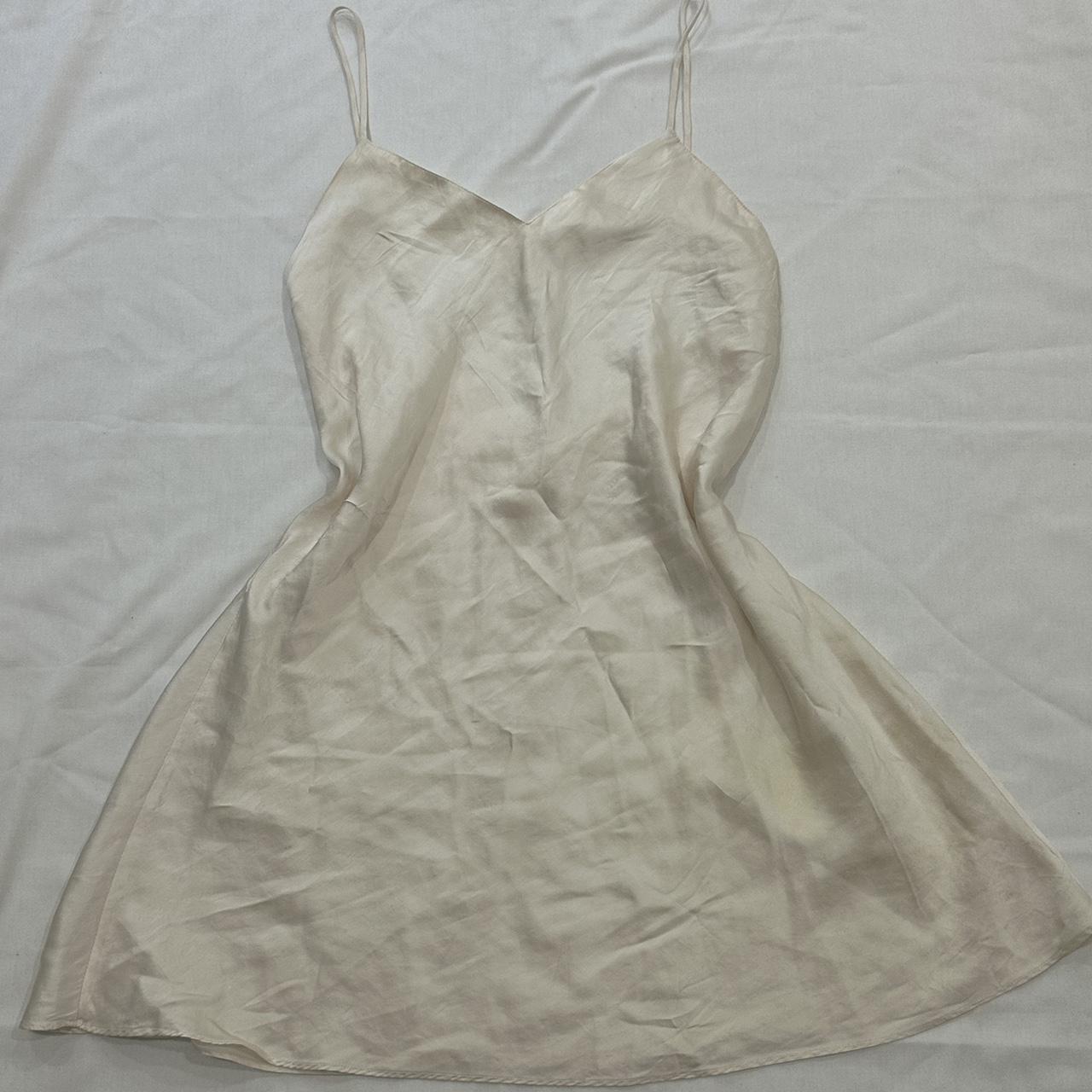 SOLD ON outlet DEPOP Vintage silk slip by Victo