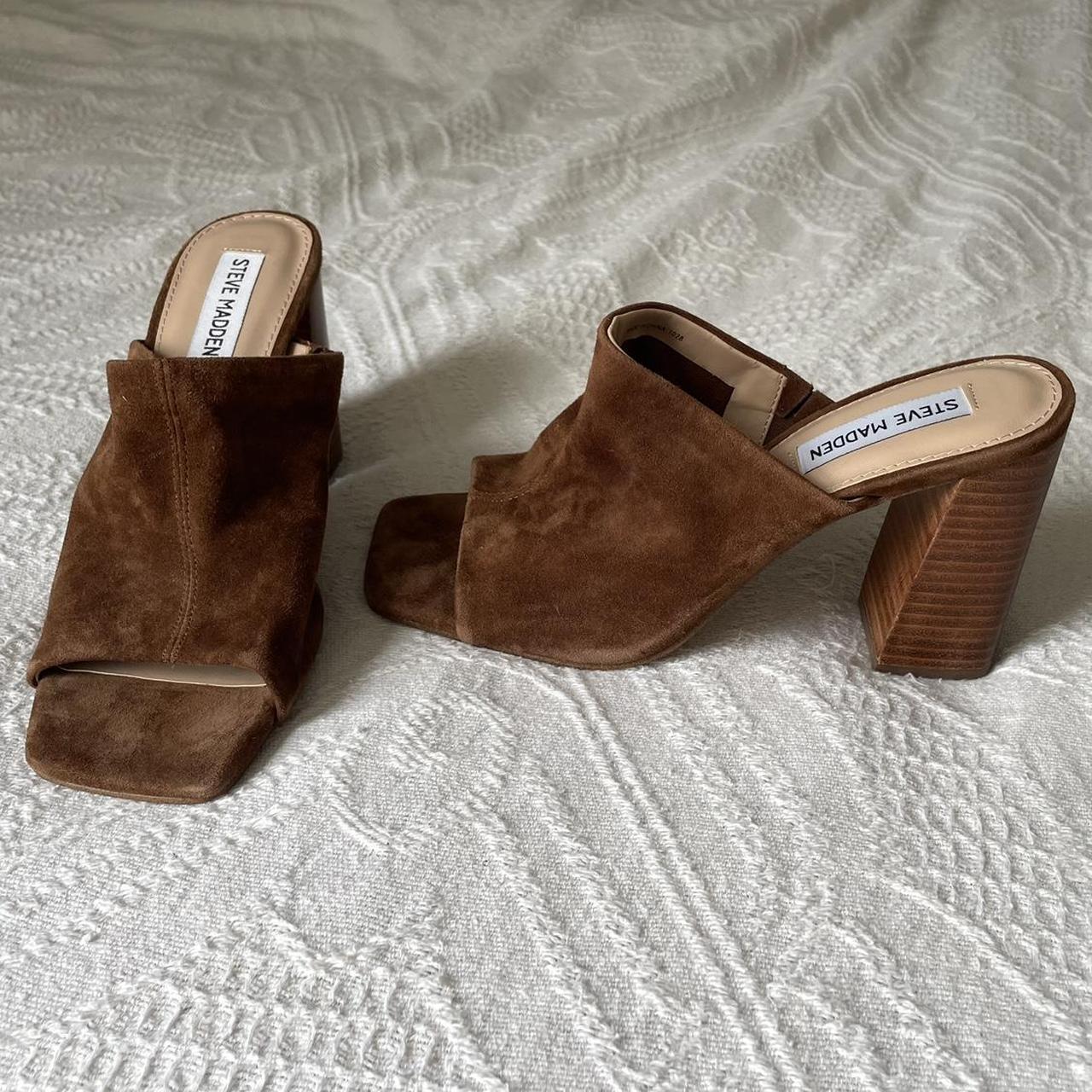 Steve madden clearance brown suede heels