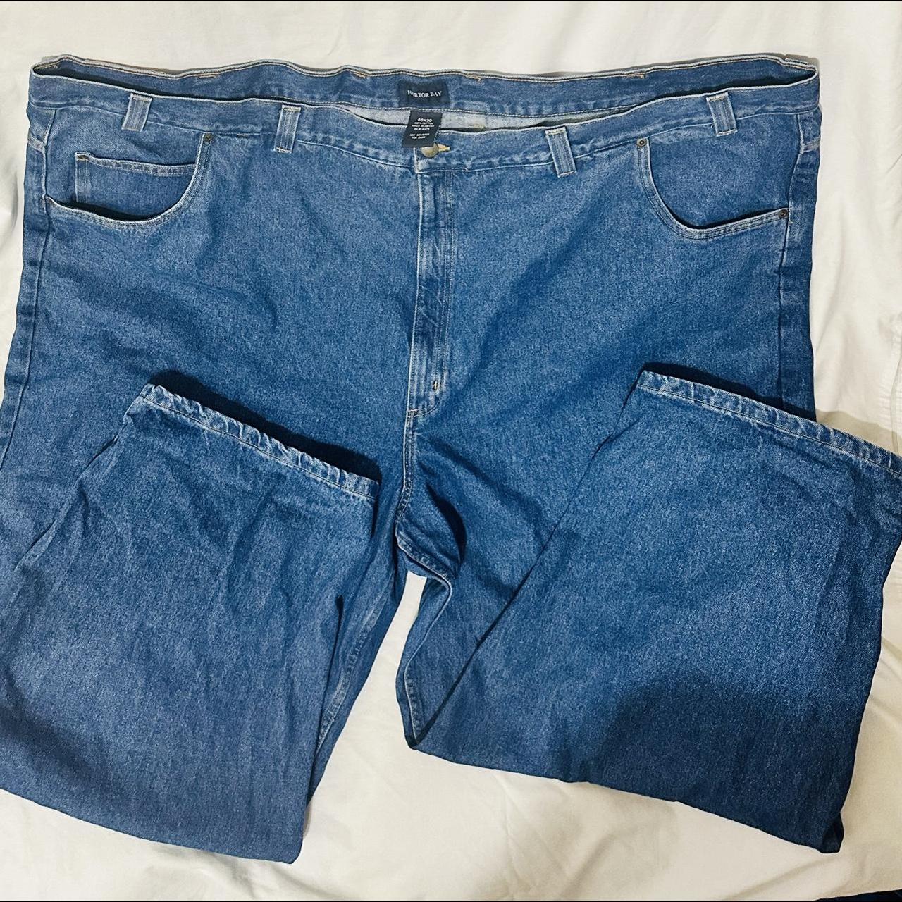 Big Mens Jeans Harbor Bay Size 60” Waist X 30” Depop 6164