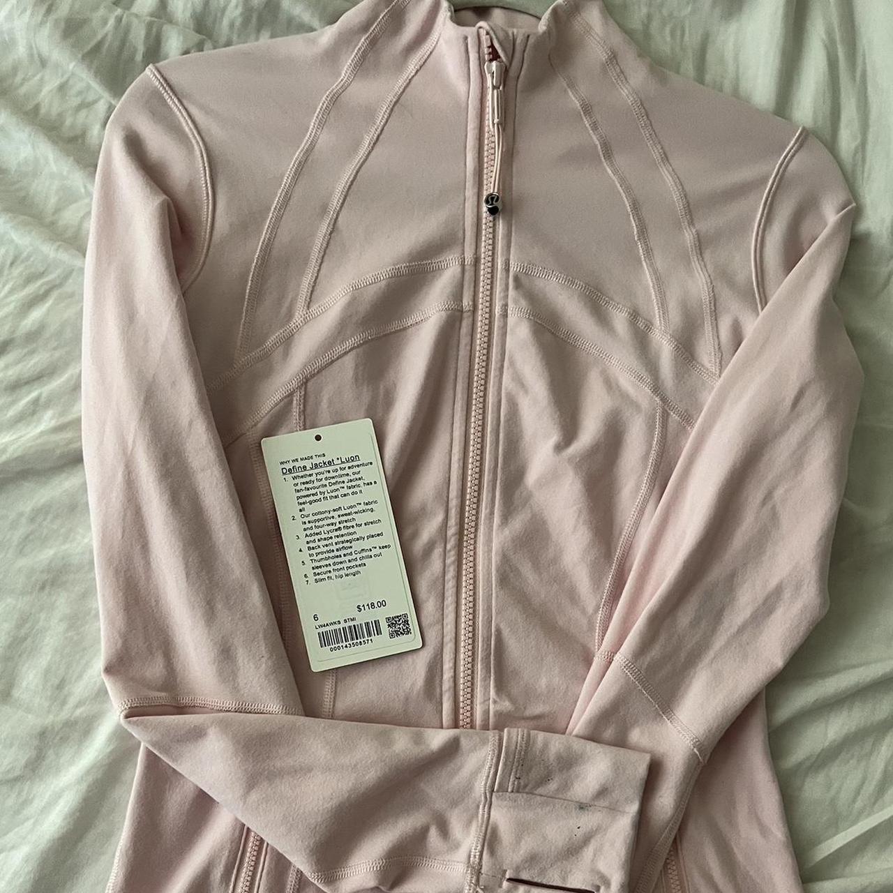 Lululemon Strawberry Milkshake Define Jacket in size... Depop