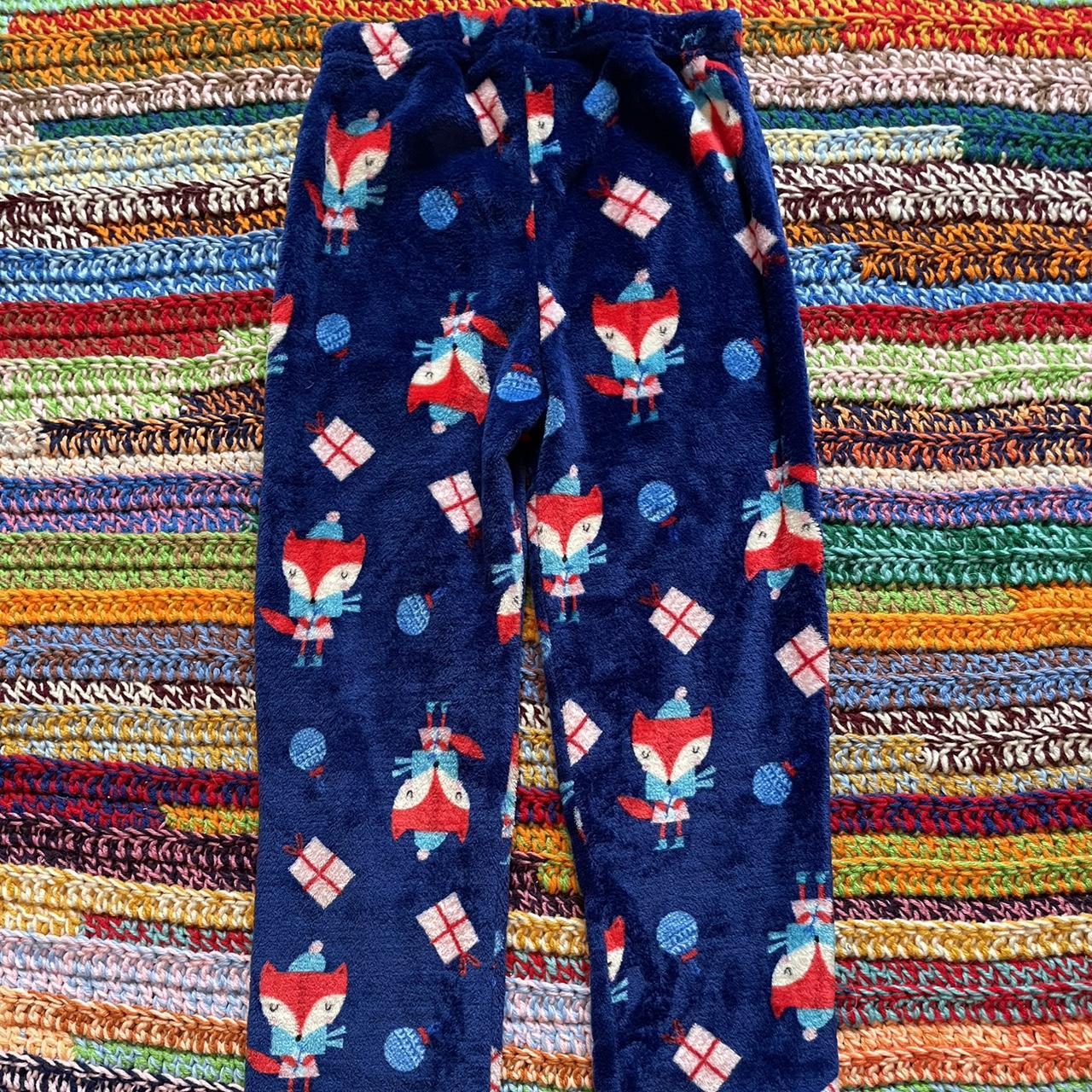 very fuzzy pajama pants!! these are so so cute, they... - Depop