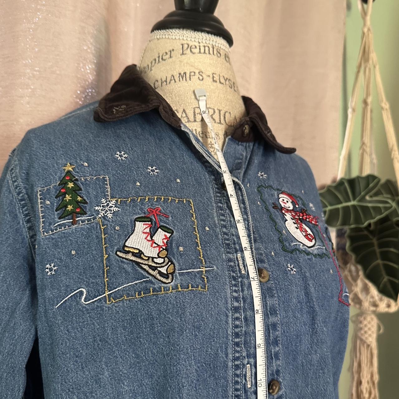 Basic Editions Women's Jacket - Blue/Multi - L – … - image 2