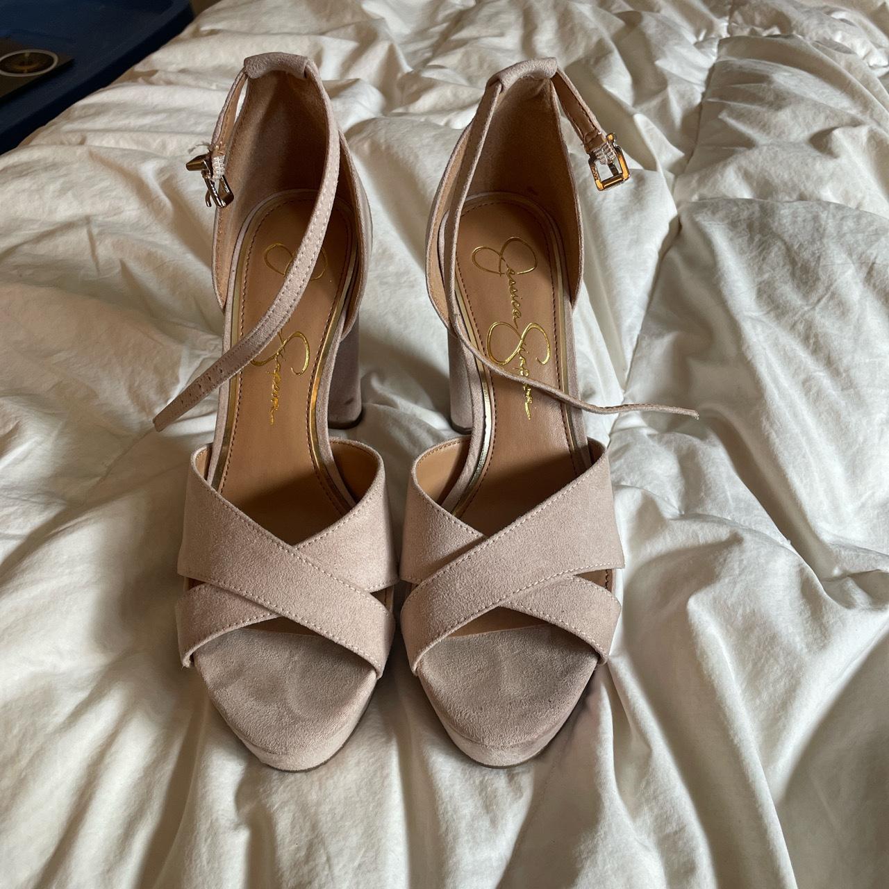 Tan jessica simpson store heels