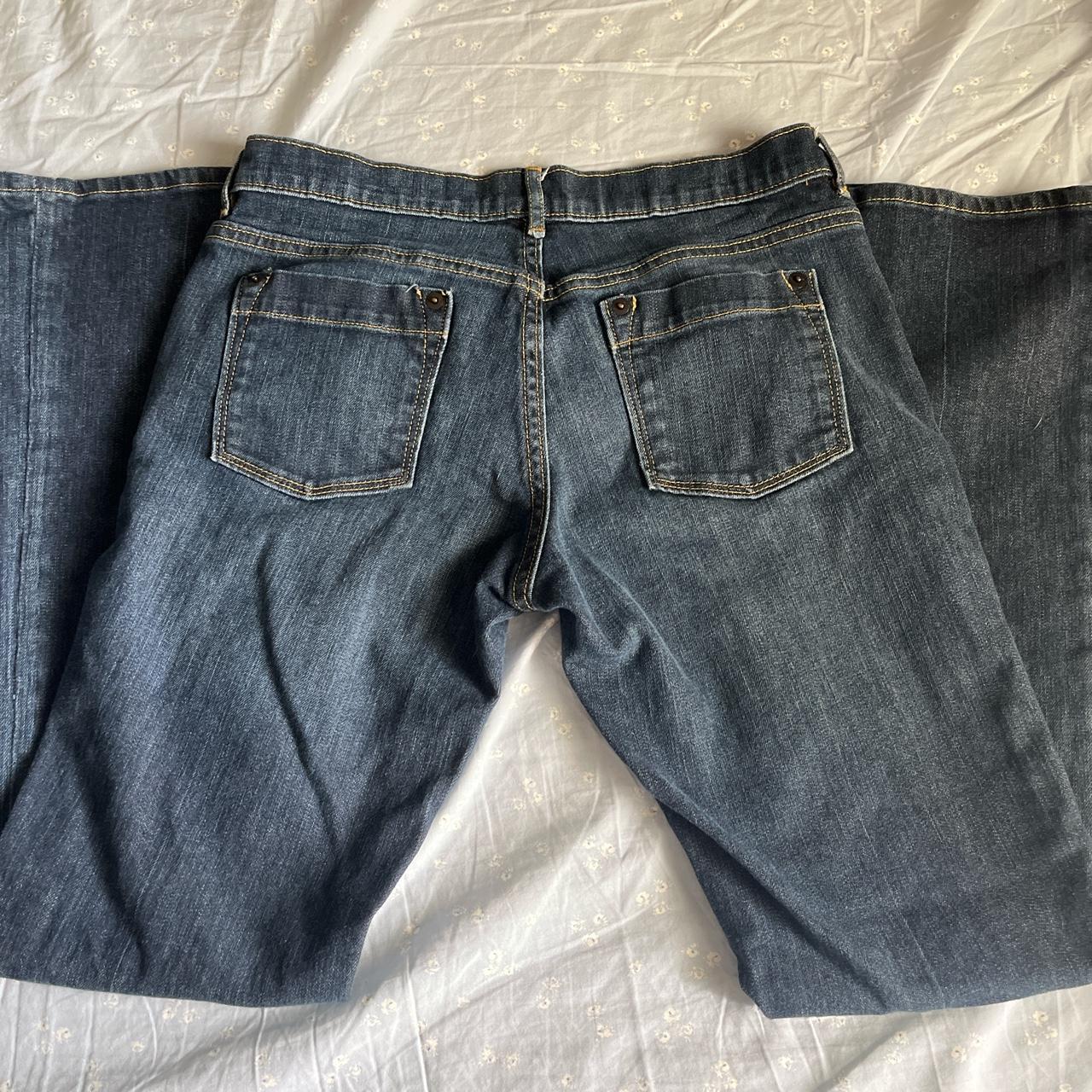 Banana Republic Women's Navy and Blue Jeans | Depop