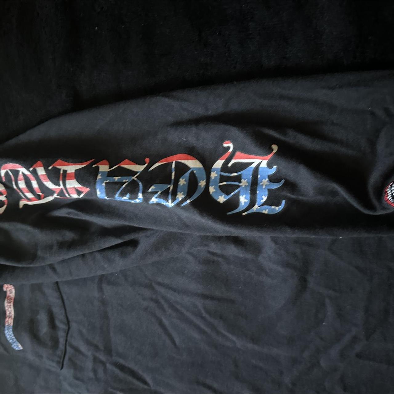 Chrome hearts USA long sleeve - Depop Chrome hearts USA long sleeve - Depop