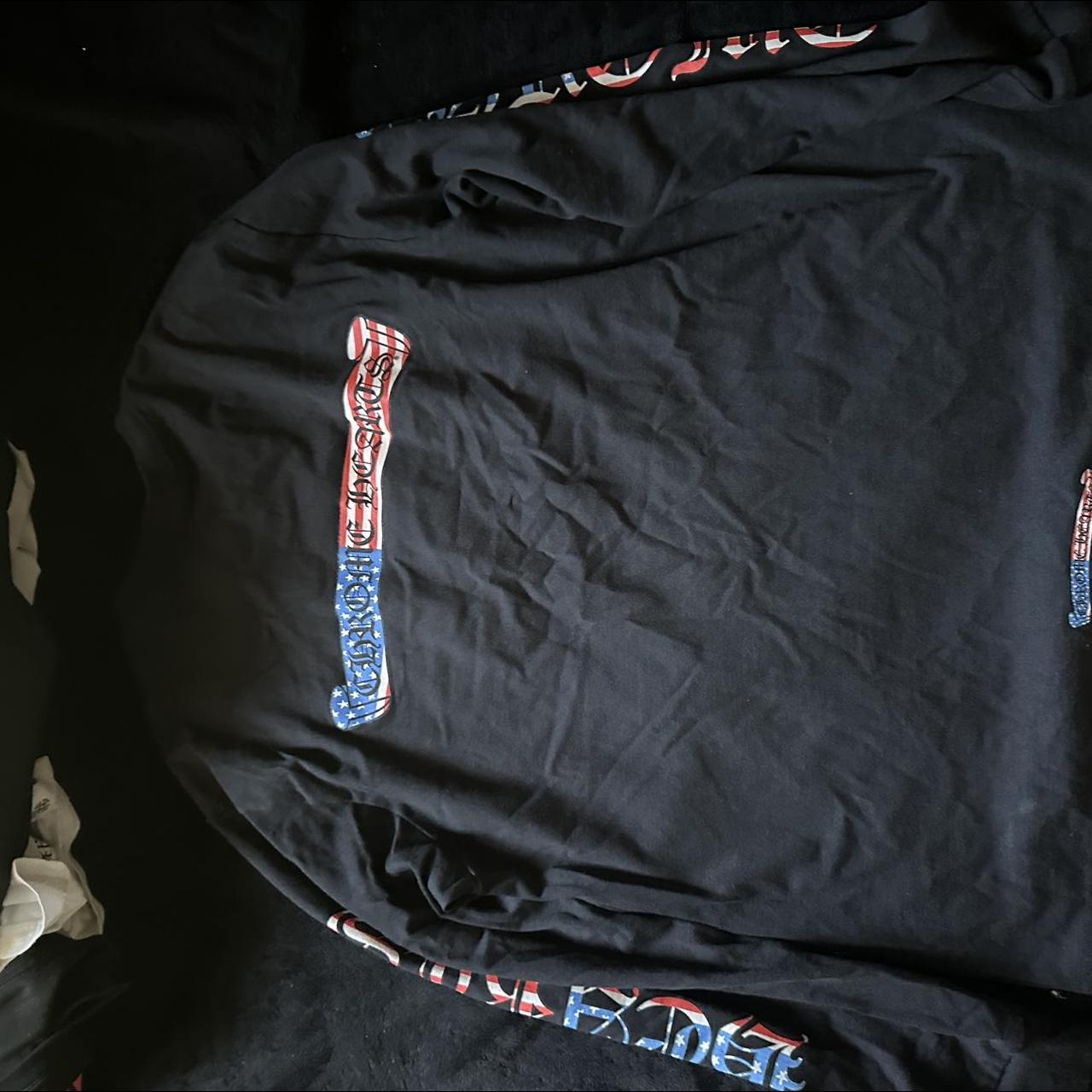 Chrome hearts USA long sleeve - Depop Chrome hearts USA long sleeve - Depop