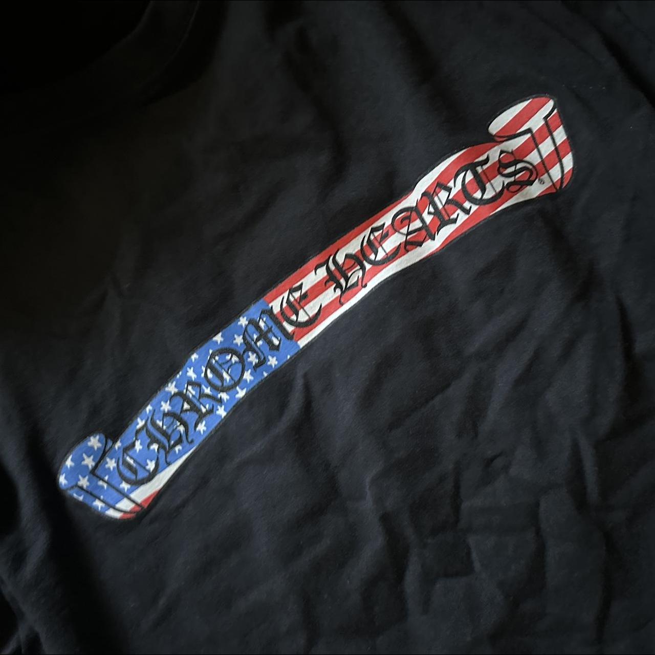 Chrome hearts USA long sleeve - Depop Chrome hearts USA long sleeve - Depop