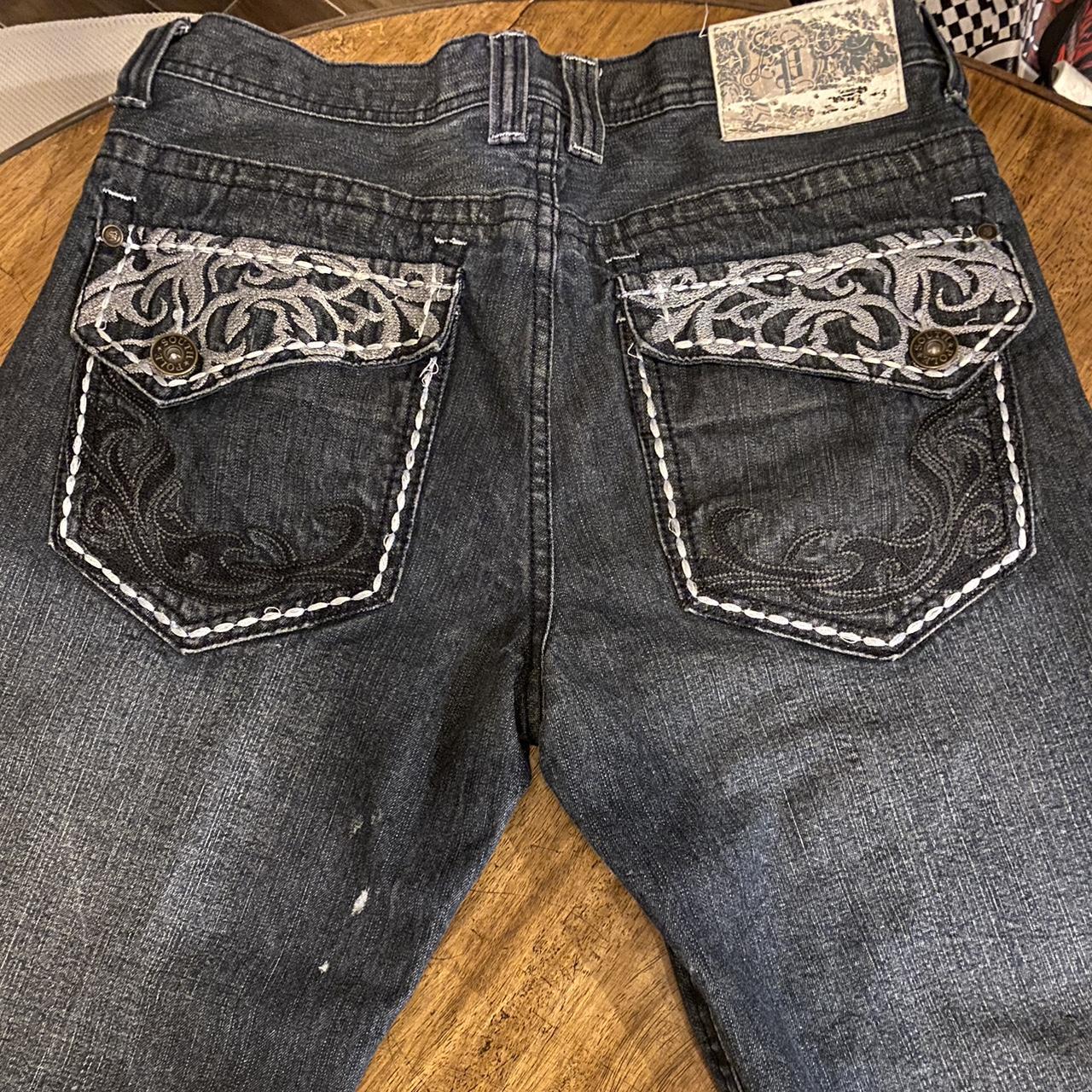 Southpole Men's Navy and Blue Jeans | Depop