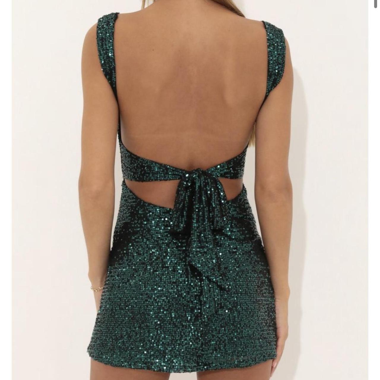 Lucy in the Sky Melina Sequin Bodycon Dress Never... Depop