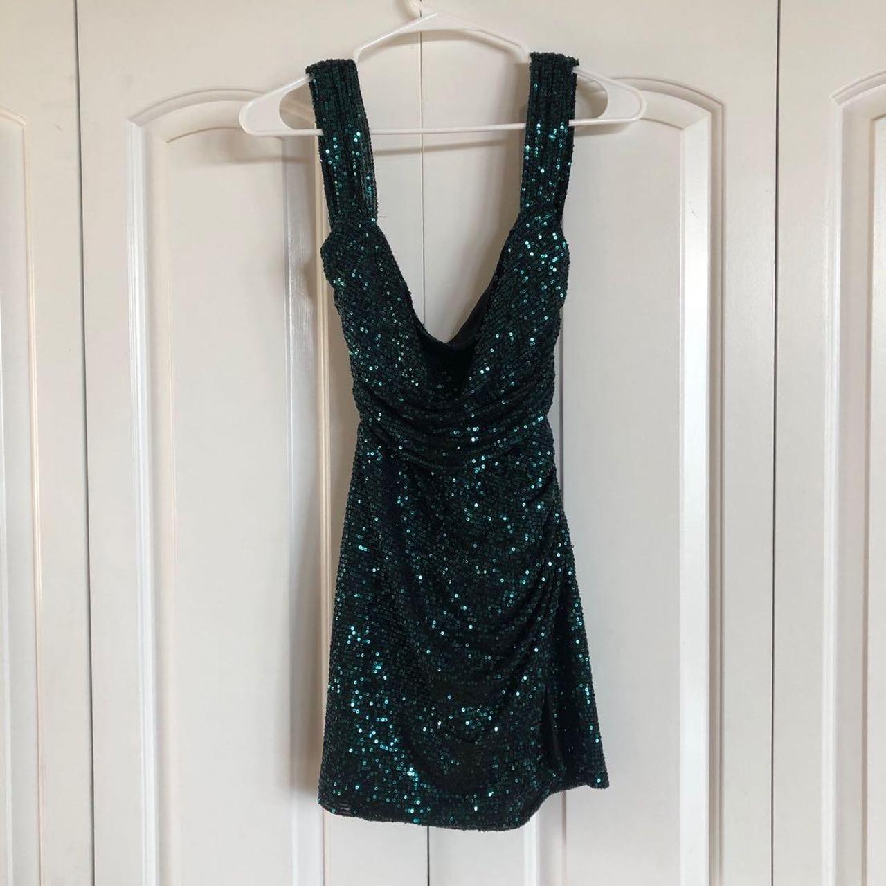 Lucy in the Sky Melina Sequin Bodycon Dress Never... Depop