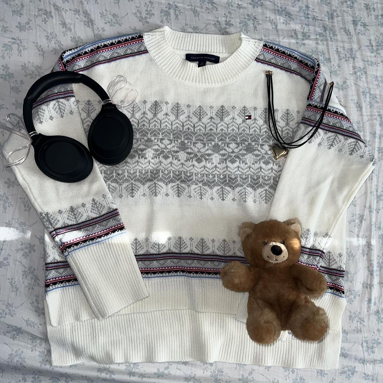 Tommy hilfiger discount teddy bear jumper