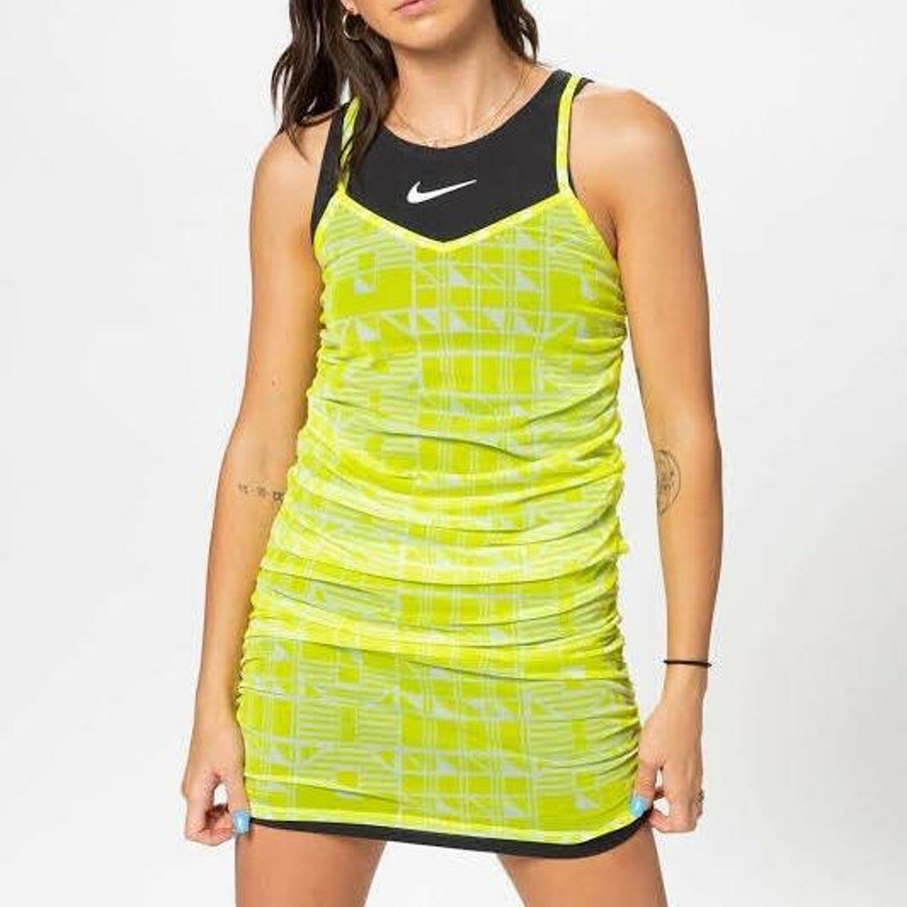 Mesh two piece Nike dress. Worn once, too small for... Depop