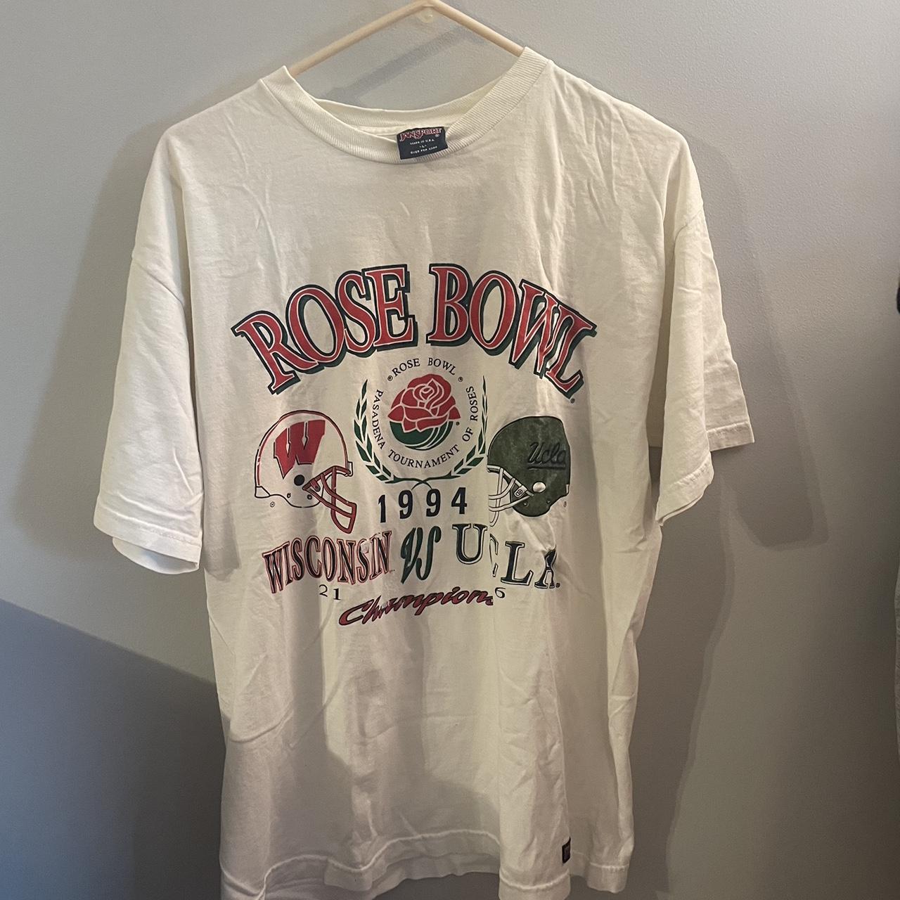 Vintage 1994 Rose Bowl tee “ UCLA vs Wisconsin” Size... - Depop