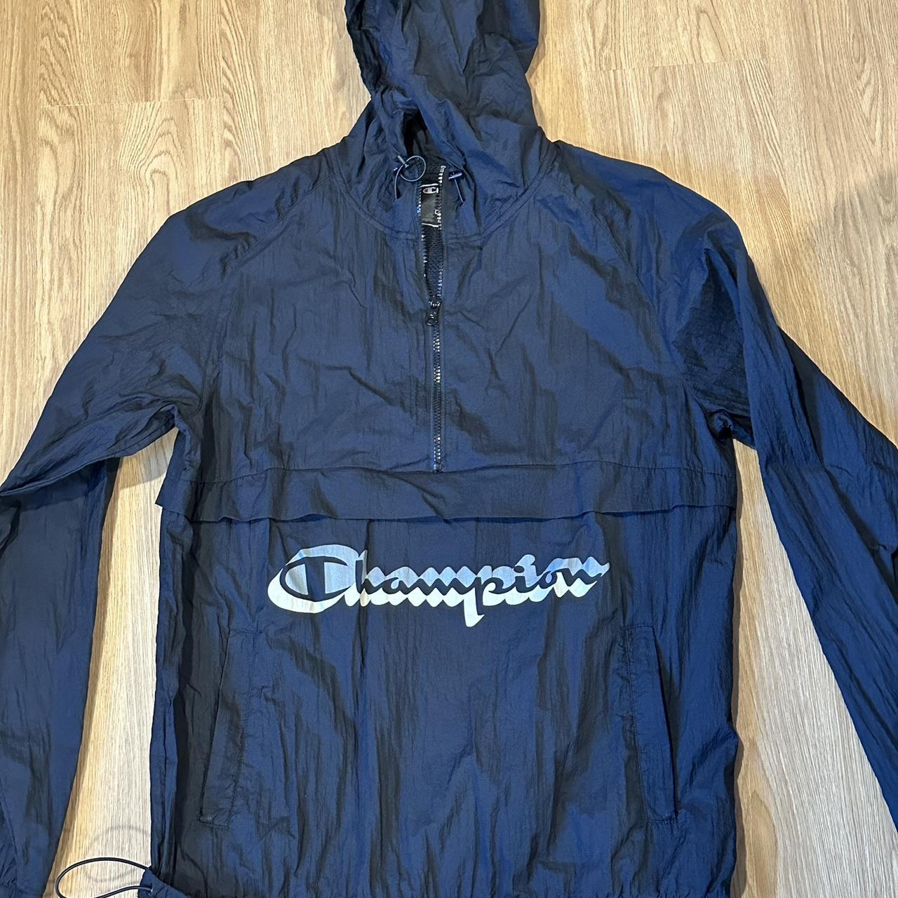 Pullover hotsell windbreaker champion