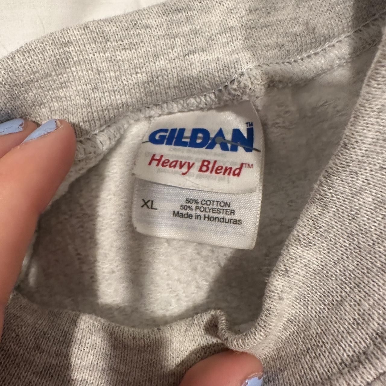 Gildan Women's Grey Sweatshirt | Depop