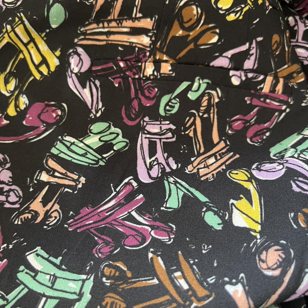 Miu Miu Women's Pants - Multi/Black – Miu Miu bla… - image 4