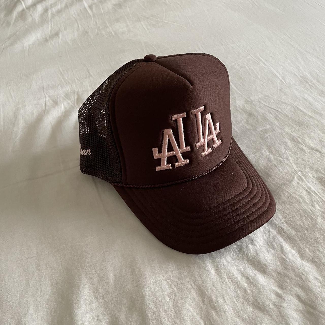 Men's Brown and Pink Hat | Depop