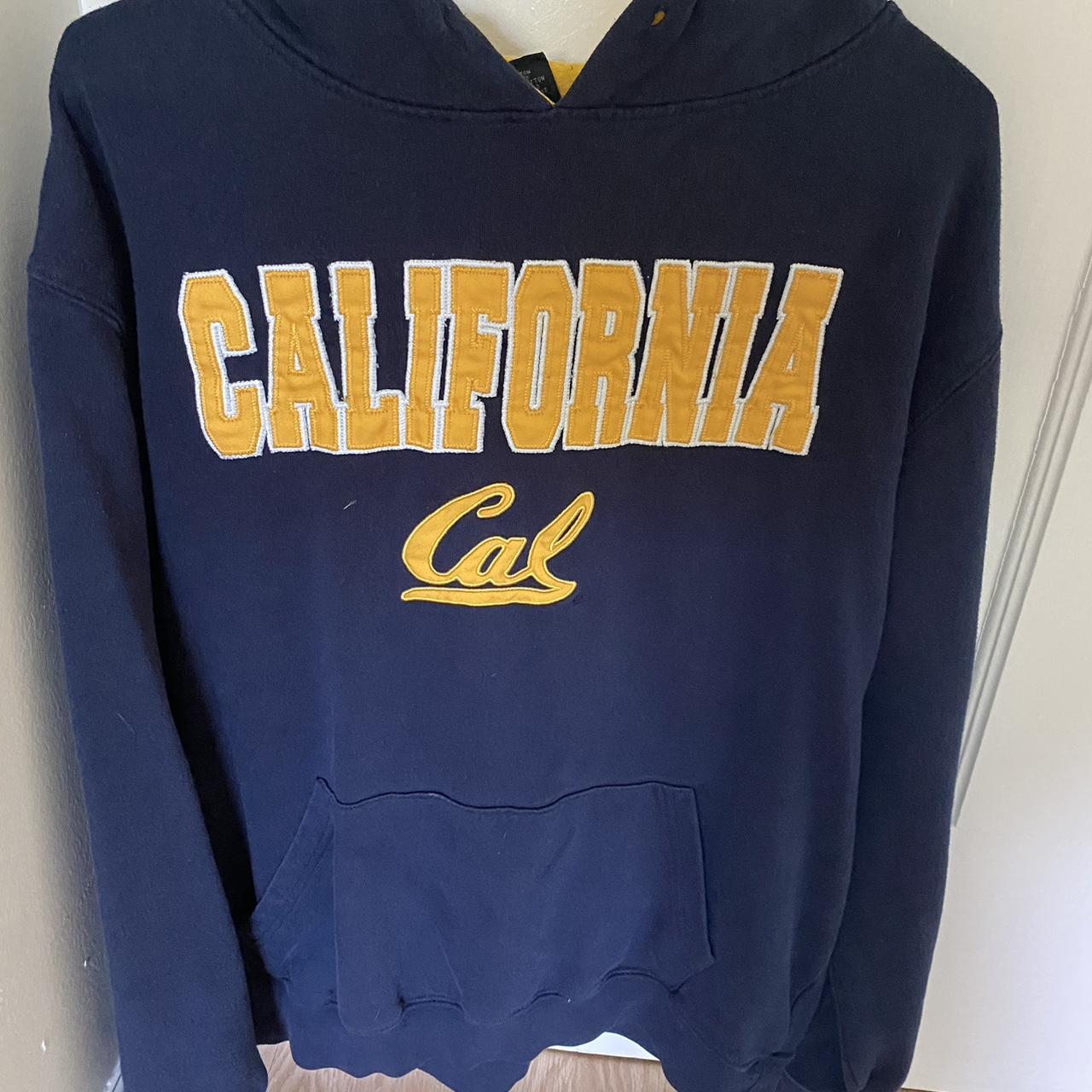 Colosseum Women's Blue and Yellow Hoodie