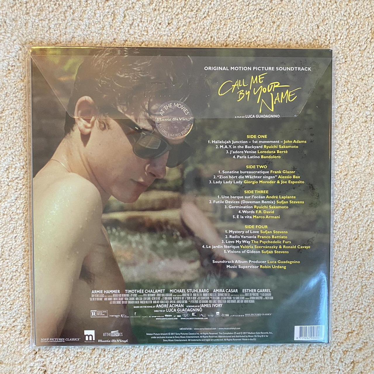 vinyl record call me by your name