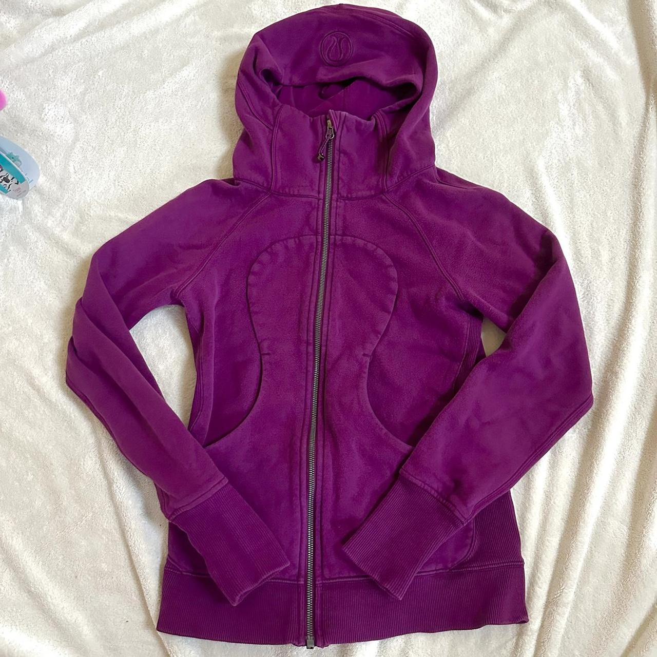 lululemon full zip scuba hoodie size 4 #lululemon... - Depop