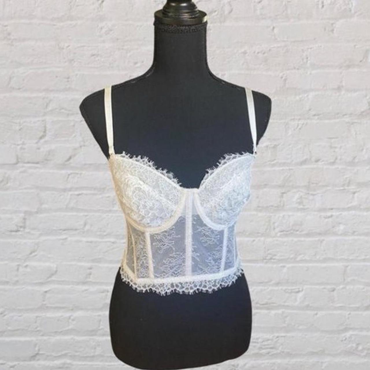 New with tags Victoria secret white corset top  White corset top, Victoria  secret corsets, Corset top