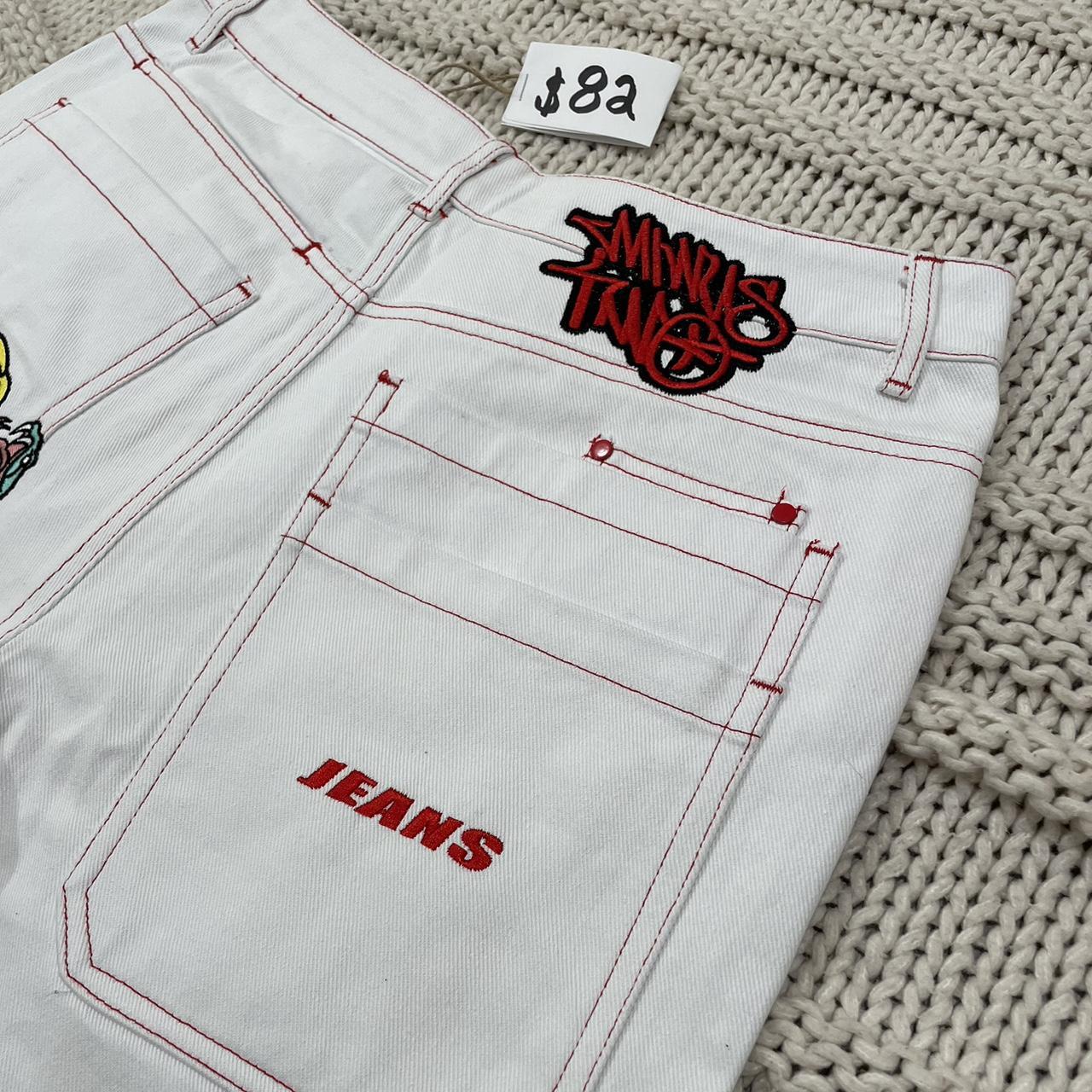 MINUS TWO WHITE DENIM MULTI POCKET + PATCHWORK (... - Depop