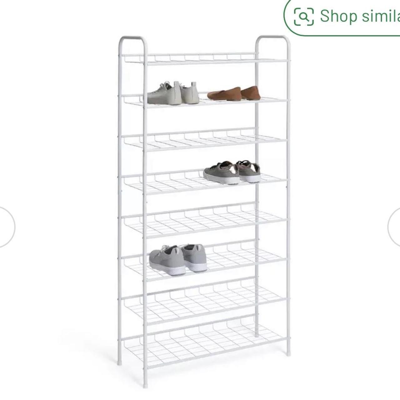 Habitat Jorn 8 Tier Shoe Rack White Argos