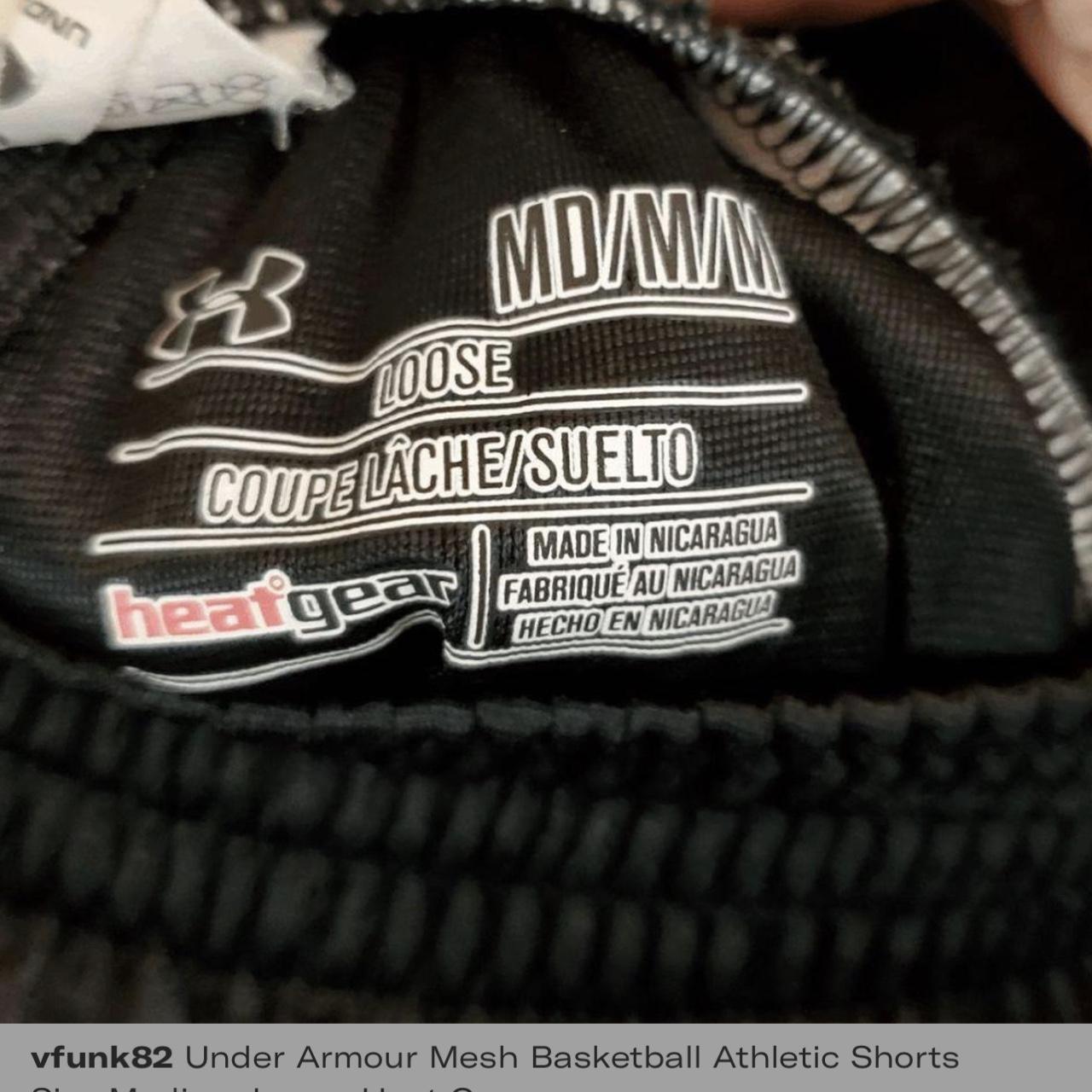 Under Armour Mesh Basketball Athletic Shorts Size... Depop