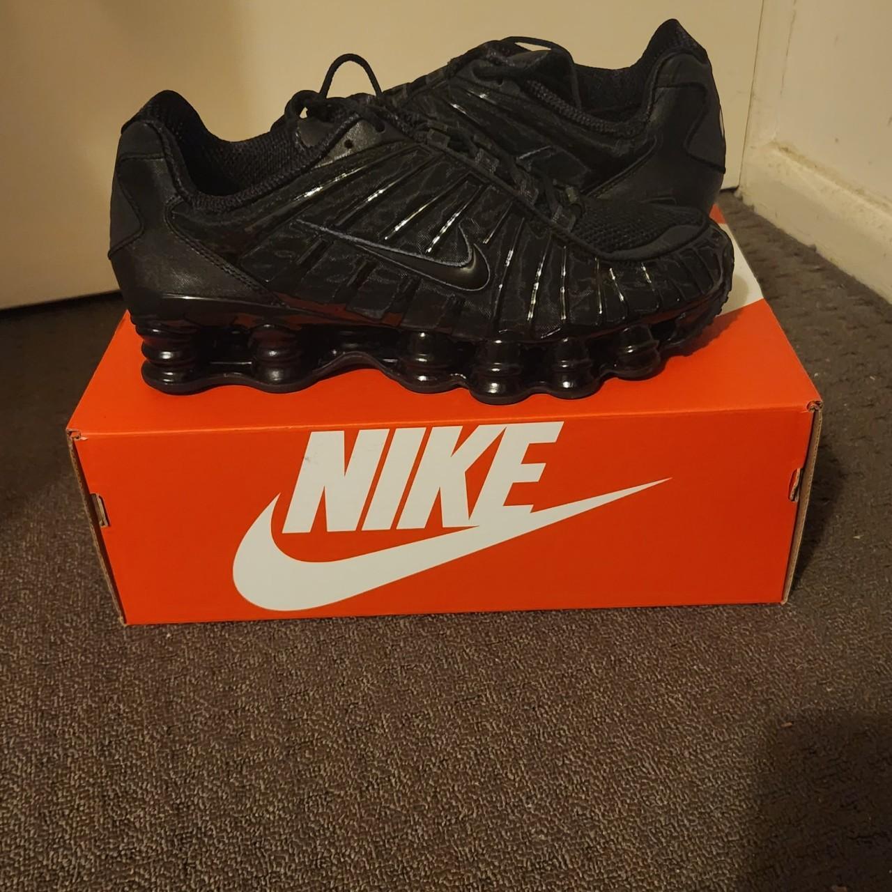nike shox tl black men's