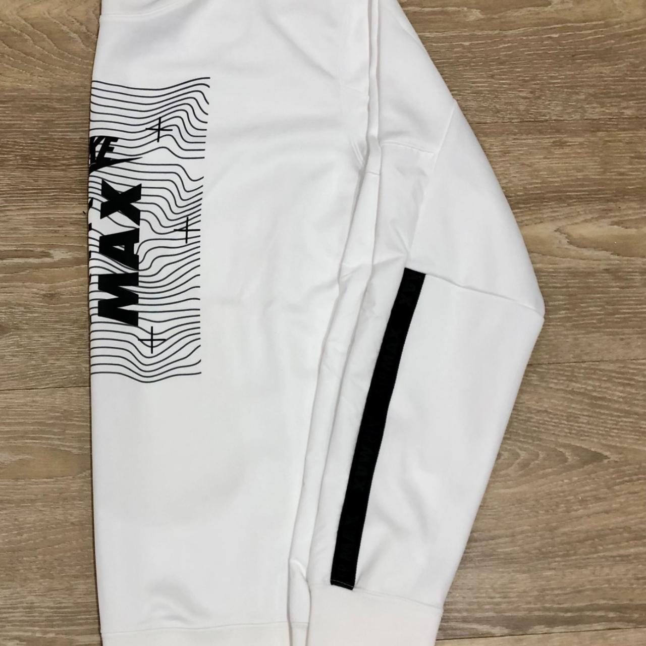 mens nike white sweatshirt