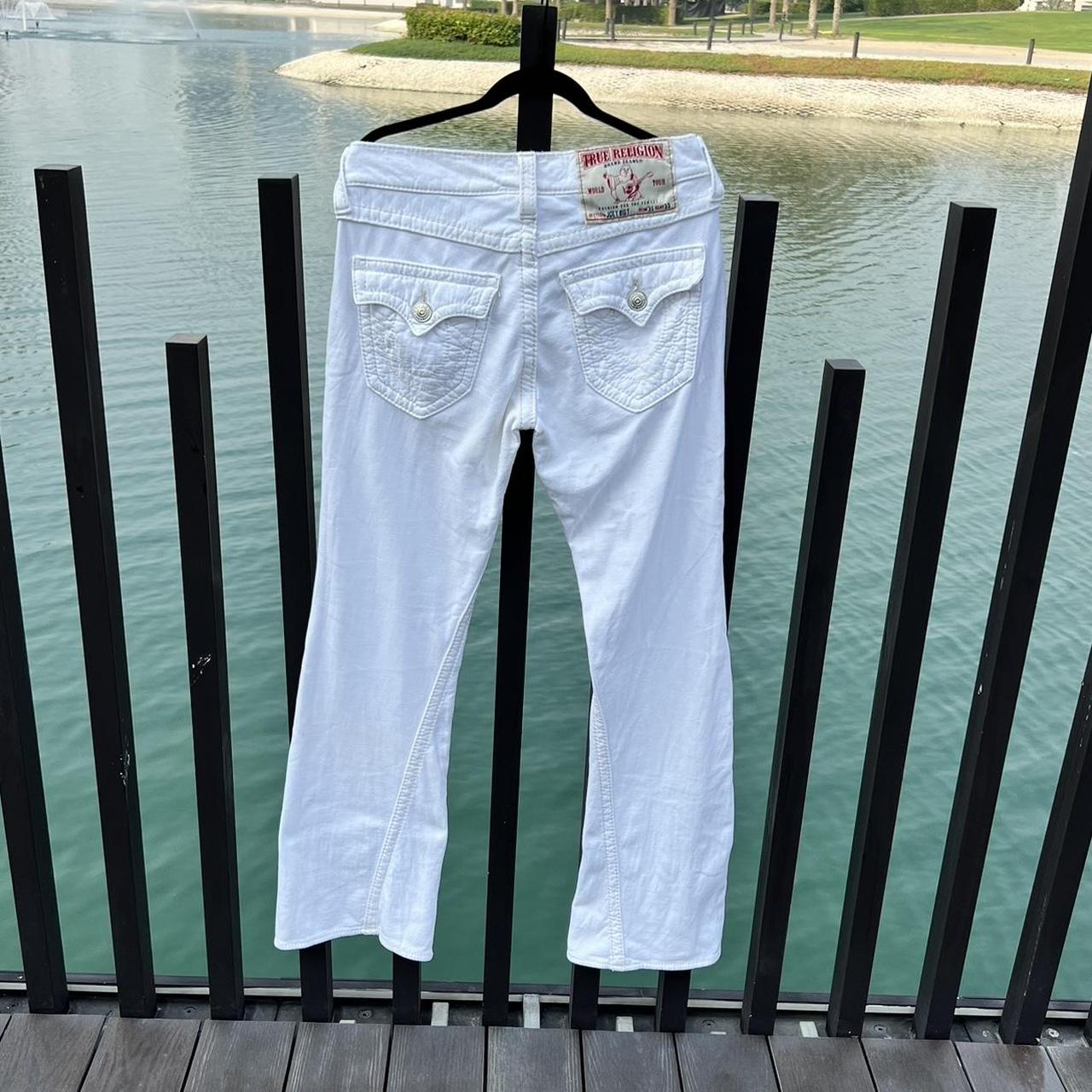 True Religion Women's White Jeans Vintage Size : | Depop