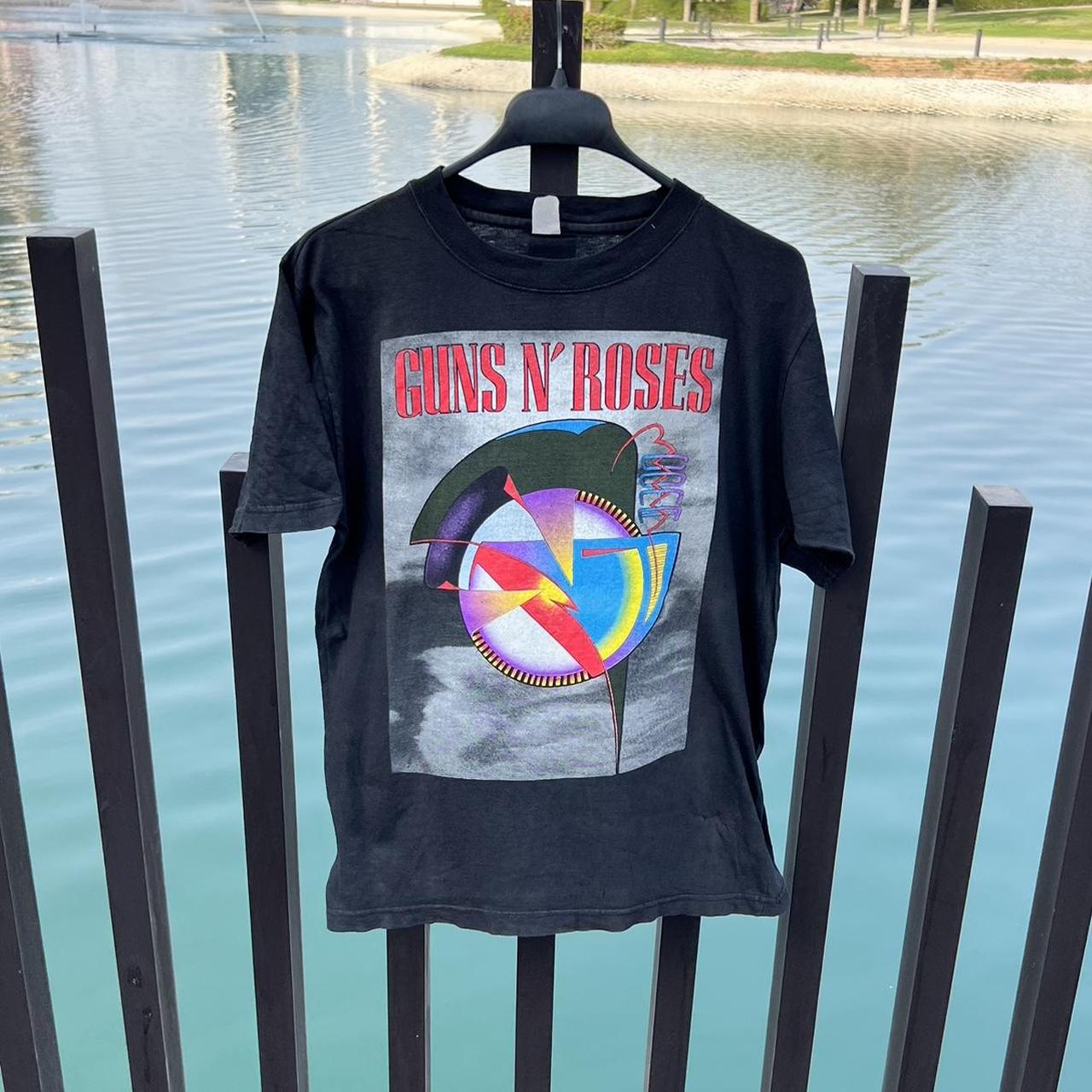 Vintage Guns N Roses COMA 1992 Tour Shirt Size : | Depop