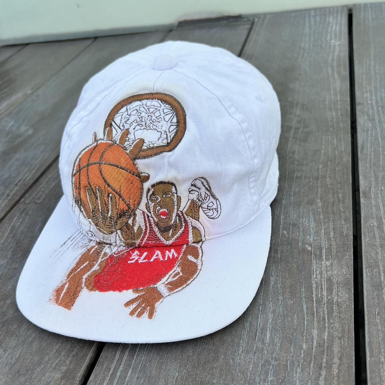 Vintage 90s Basketball Tomahawk Slam Dunk Snapback | Depop