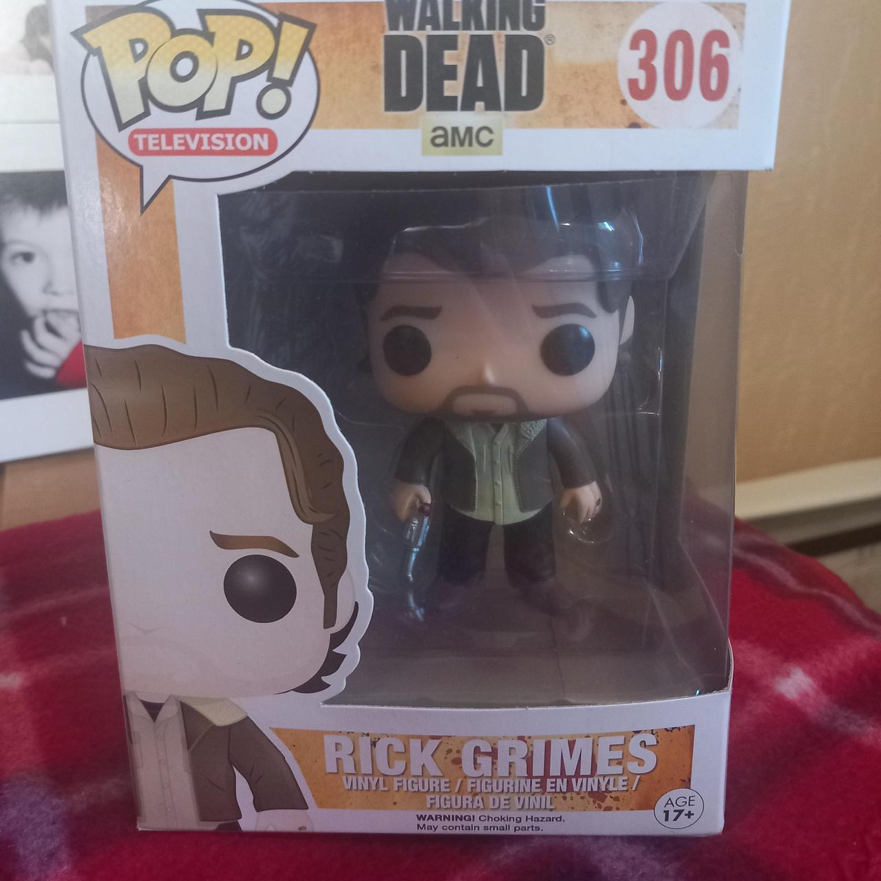 Rick Grimes Pop Figure - Boxed - Depop