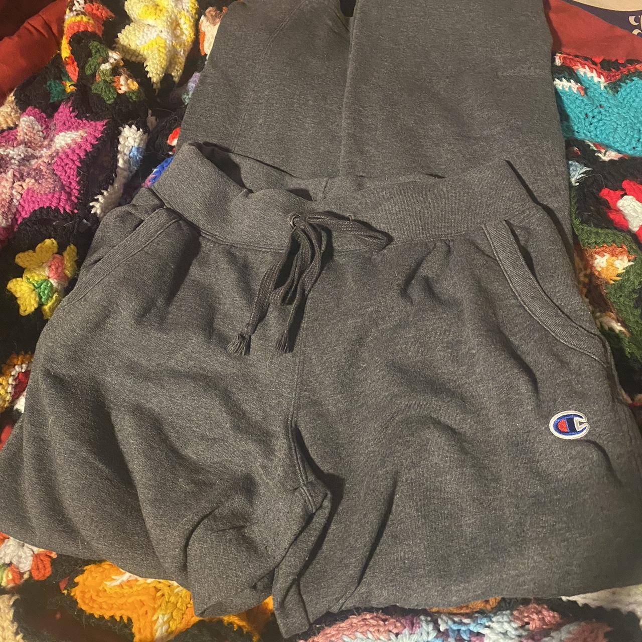 Champion Women's Grey Joggers-tracksuits | Depop