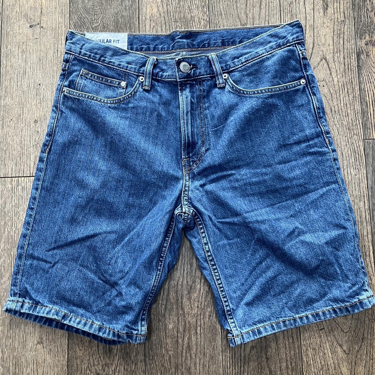 H&M Men's Blue Shorts Depop
