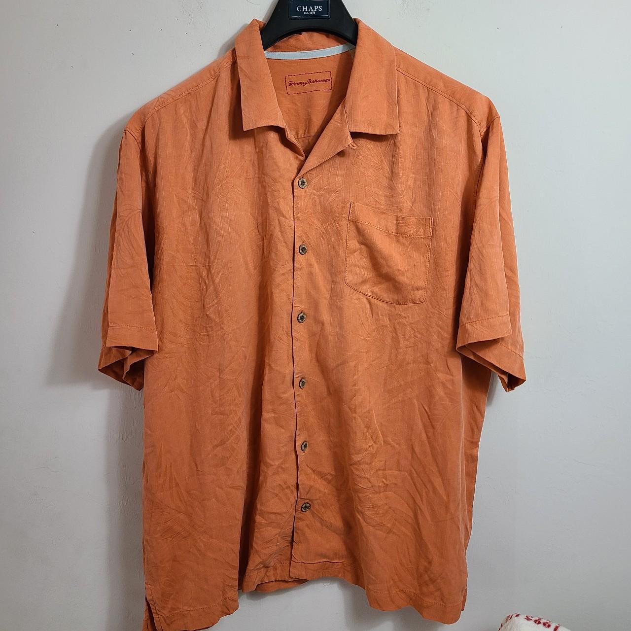 Tommy bahama 2024 orange shirt