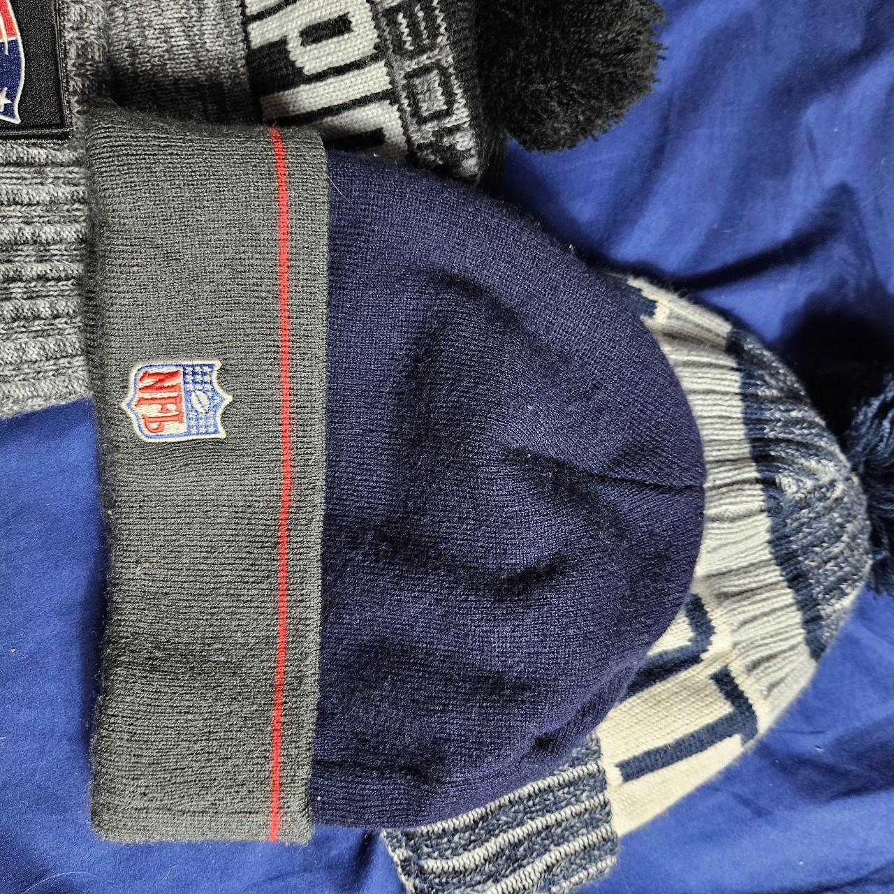 Lot of 3 - New England Patriots Winter Pom Hat 2 are - Depop