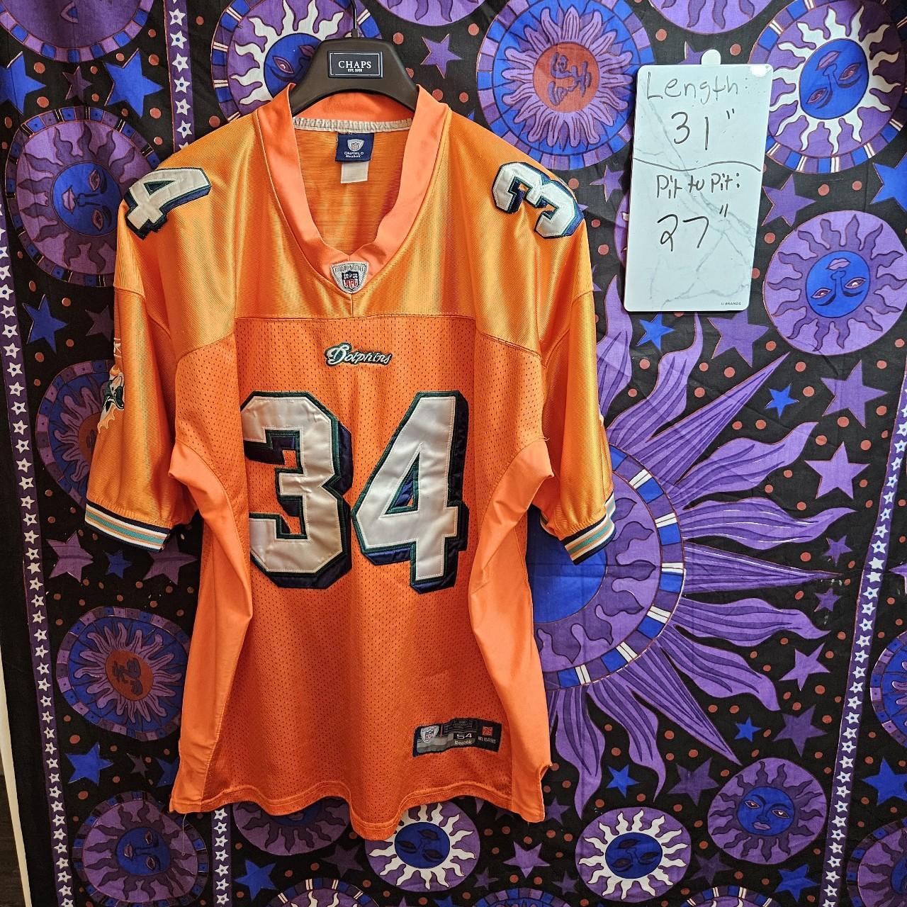 Rickey Williams Miami Dolphins Reebok Jersey A - Depop