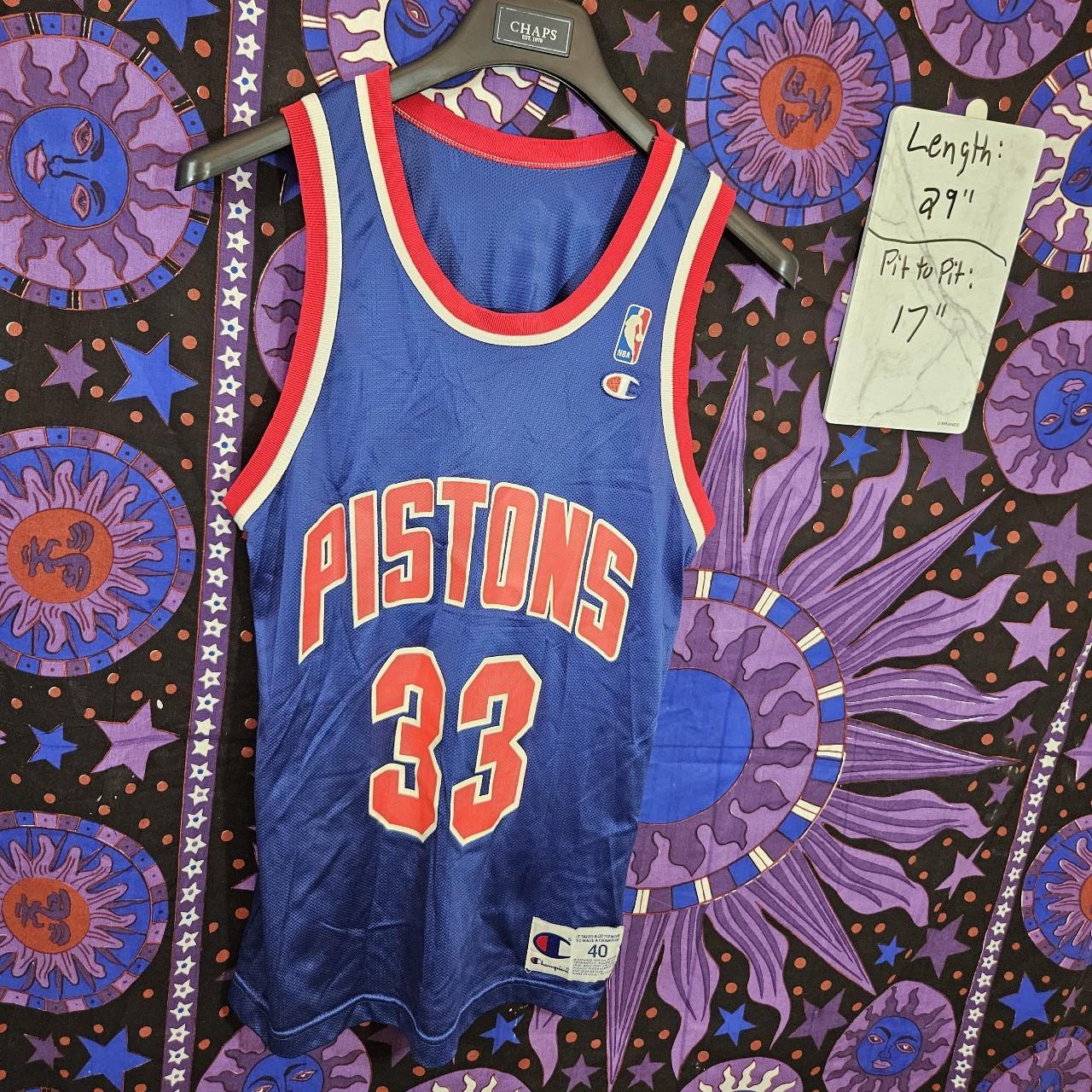 Grant hill best sale pistons jersey red