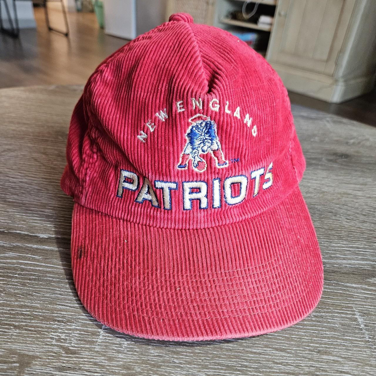 Vintage New England Patriots good Corduroy Snapback Hat