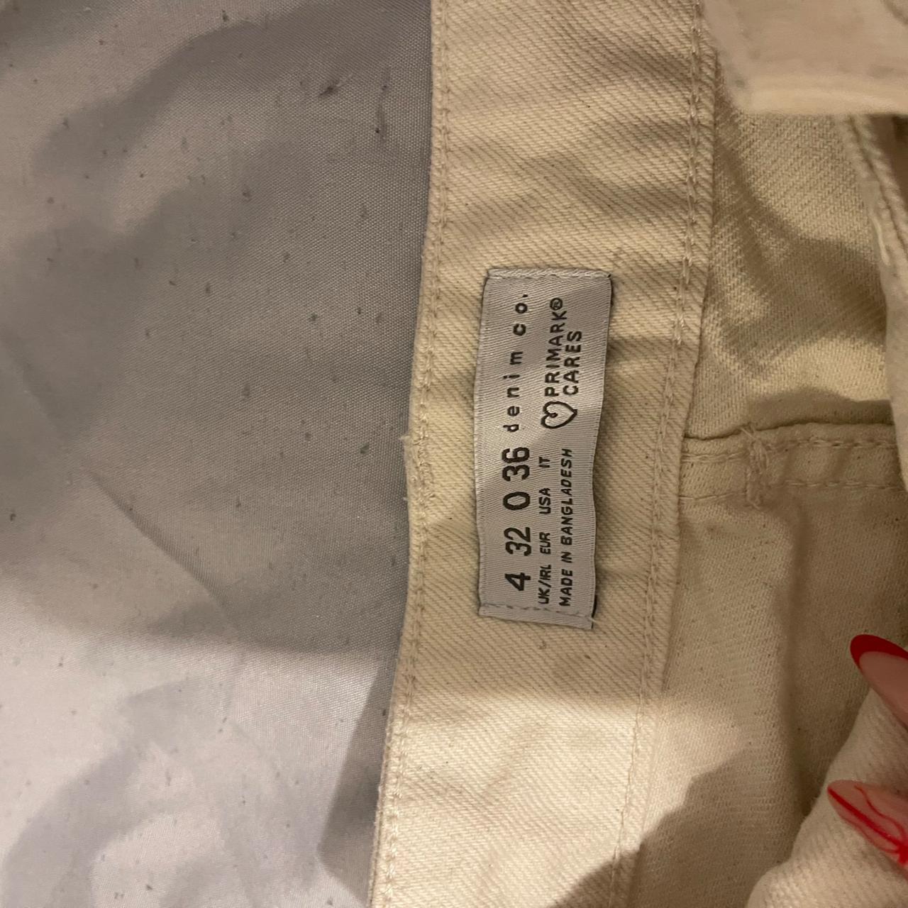 Primark Women's Cream Jeans Depop