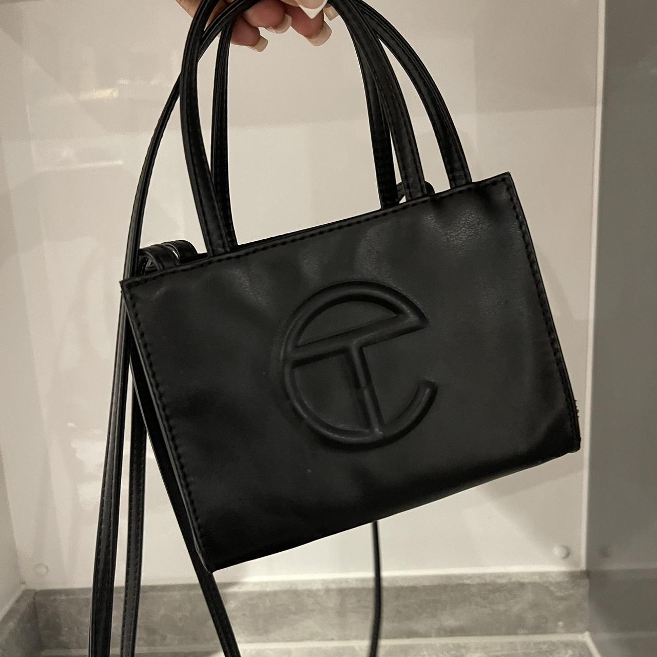 Telfar black bag Sold out Will ship the following... Depop