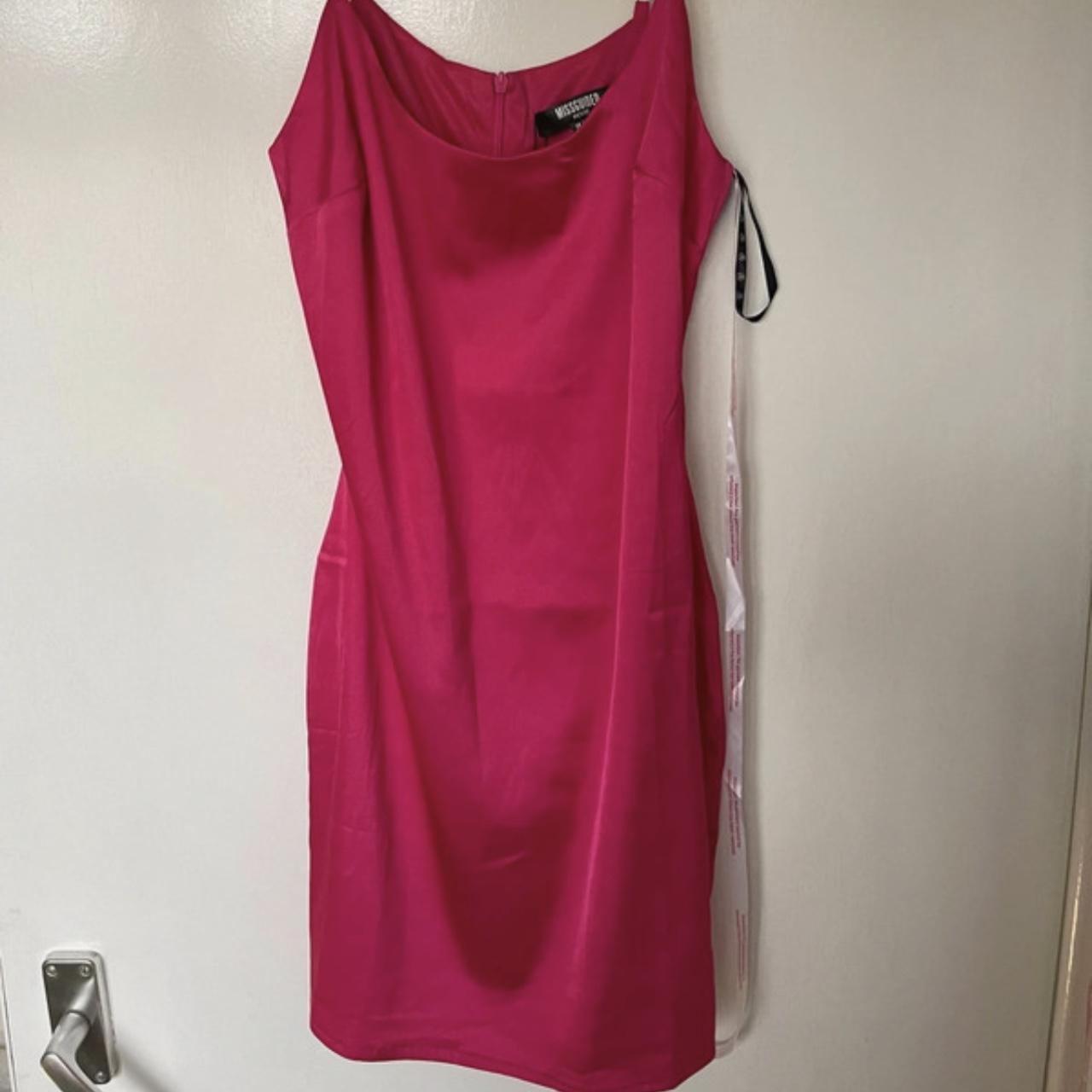 Hot pink mini dress Missguided Brand new with tags,... - Depop