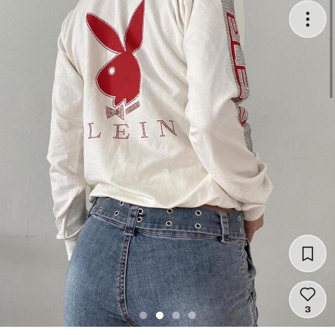 rare vintage playboy zip hoodie gems fallen off Depop