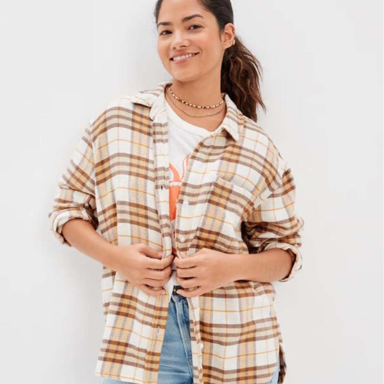 american eagle oversized flannel