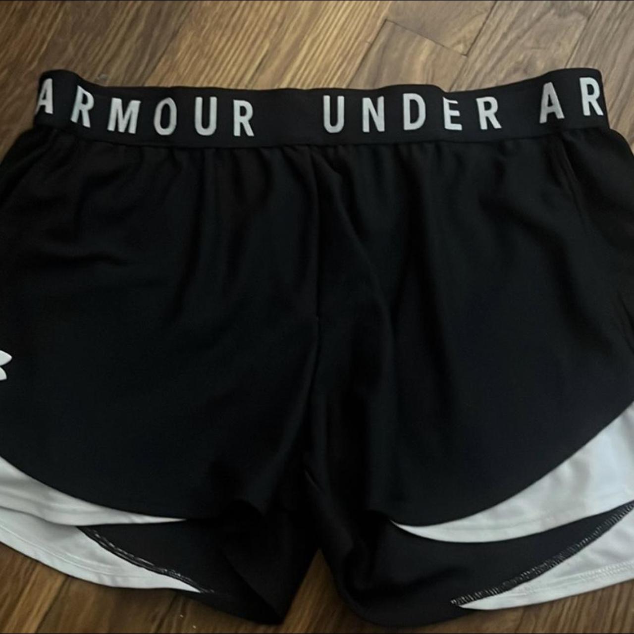 Under Armor - Bike Shorts 🖤🖤 Size: Extra Small. 85% - Depop