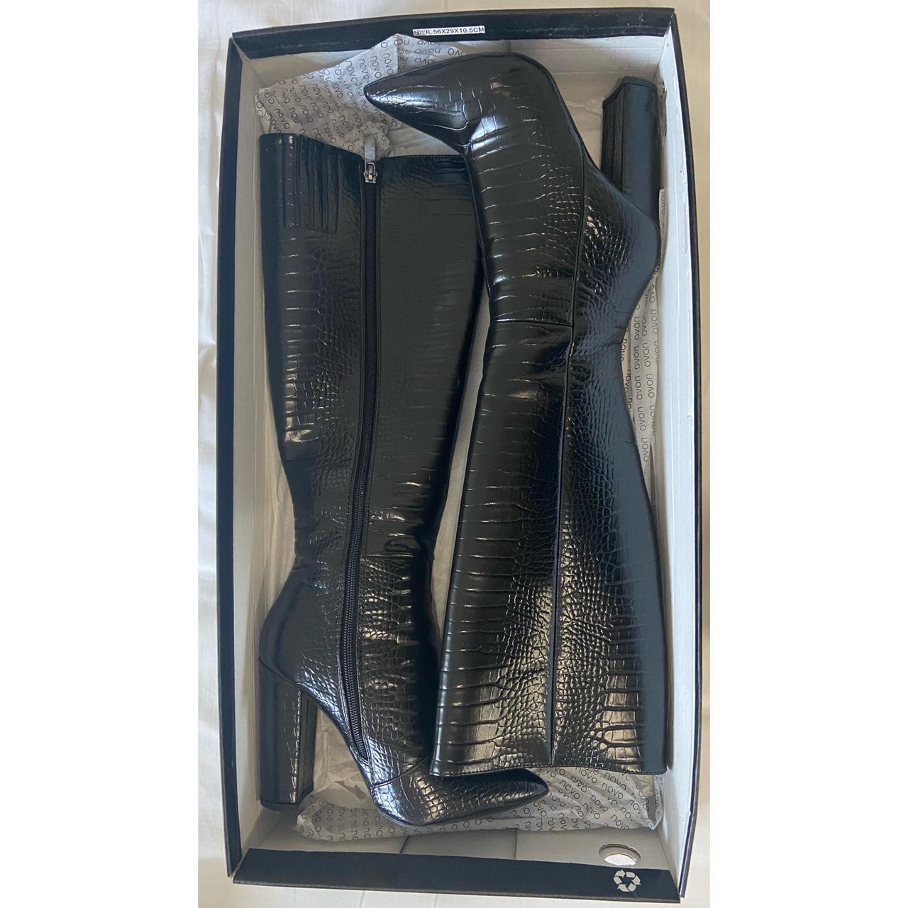 novo tan boots